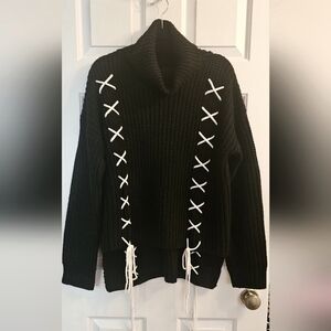 Black sweater 100% acrylic